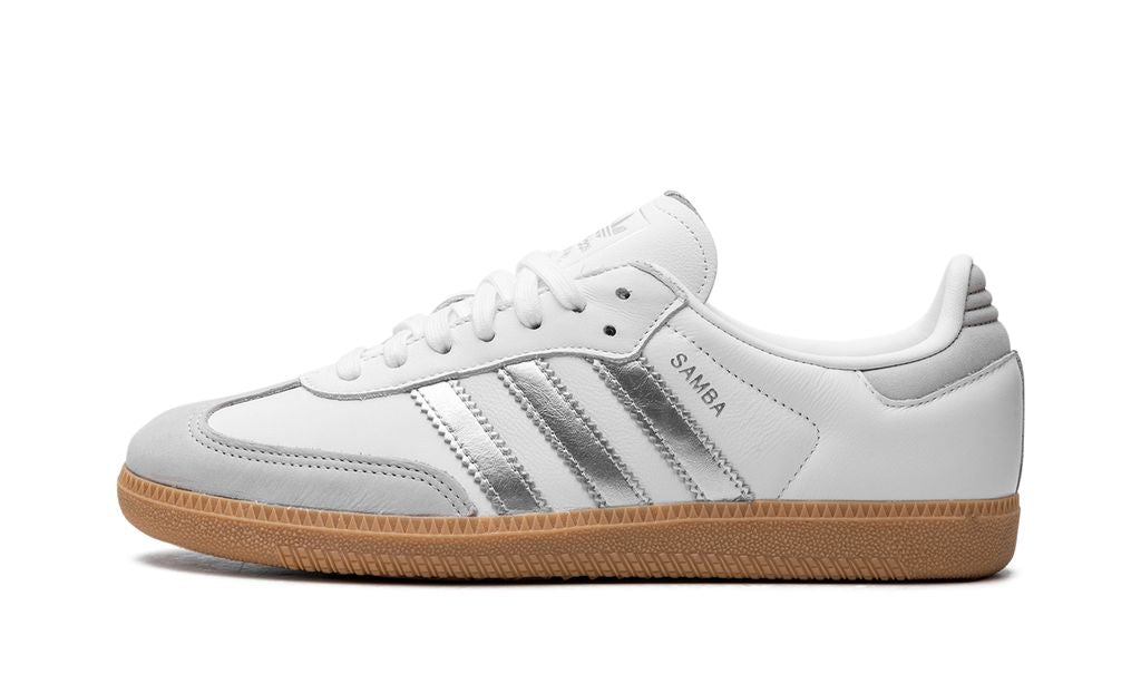 ADDS Samba White Silver Metallic Grey