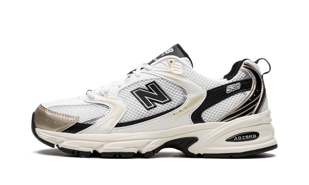 NB 530 White Gold Black