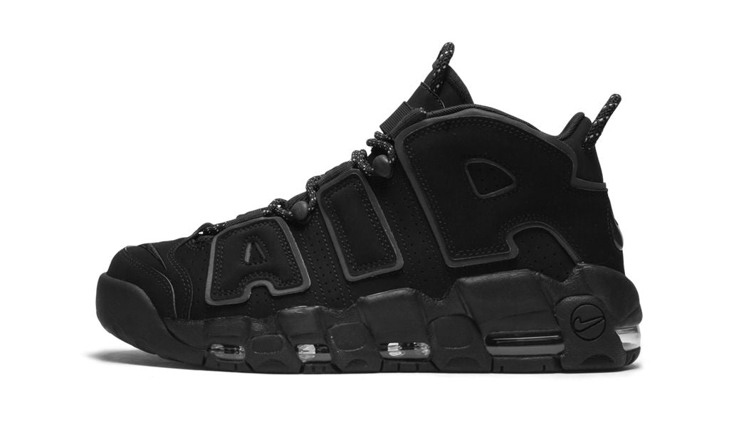 NK Air More Uptempo Black Reflective
