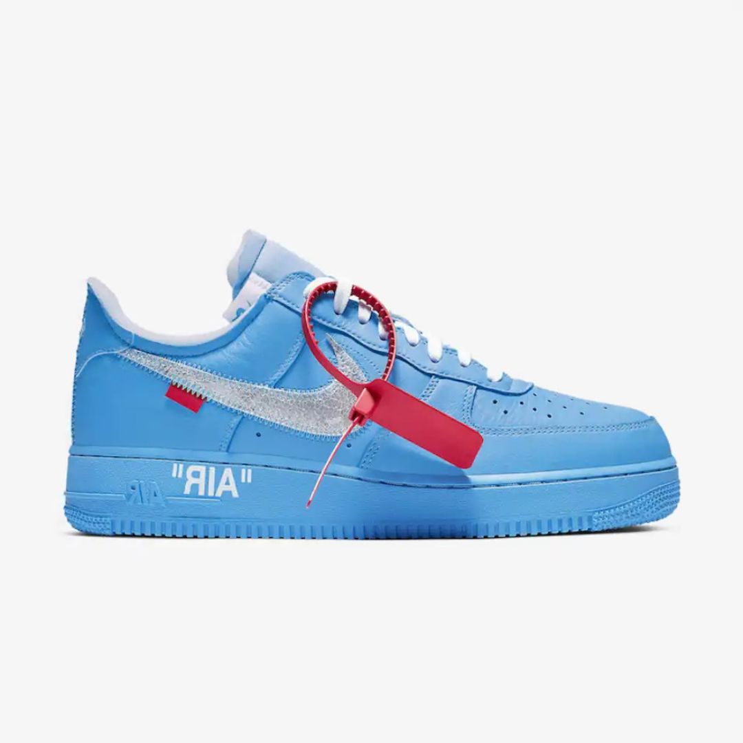 NK X OW Air Force 1 Low Albastru Universitar