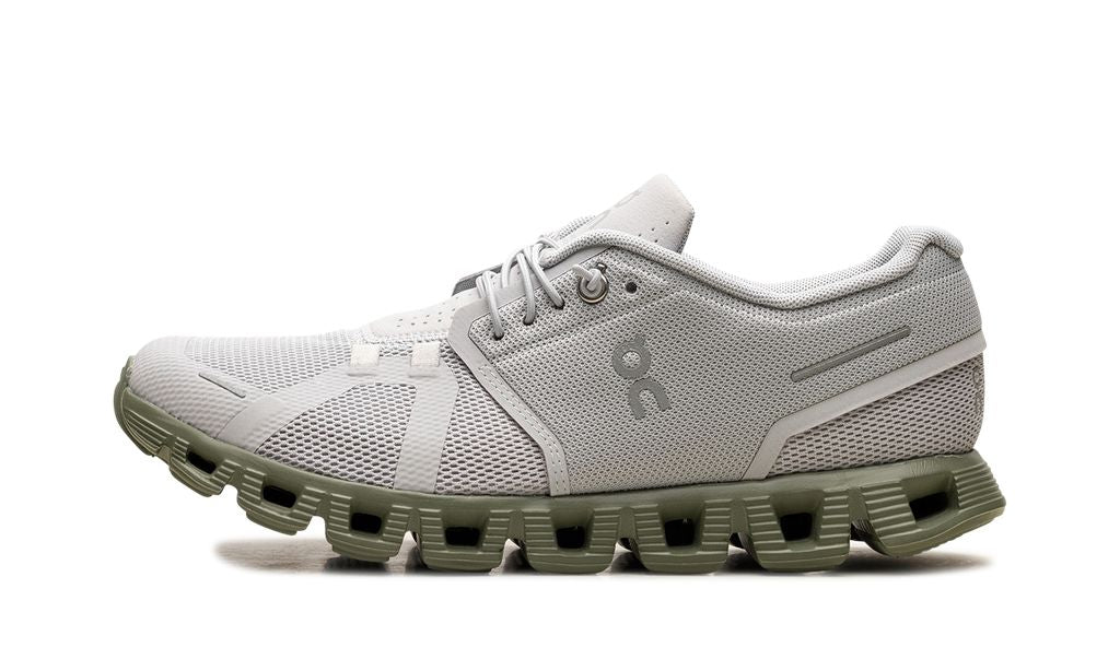 On Cloud 5 Gri Glaciar Verde Reseda