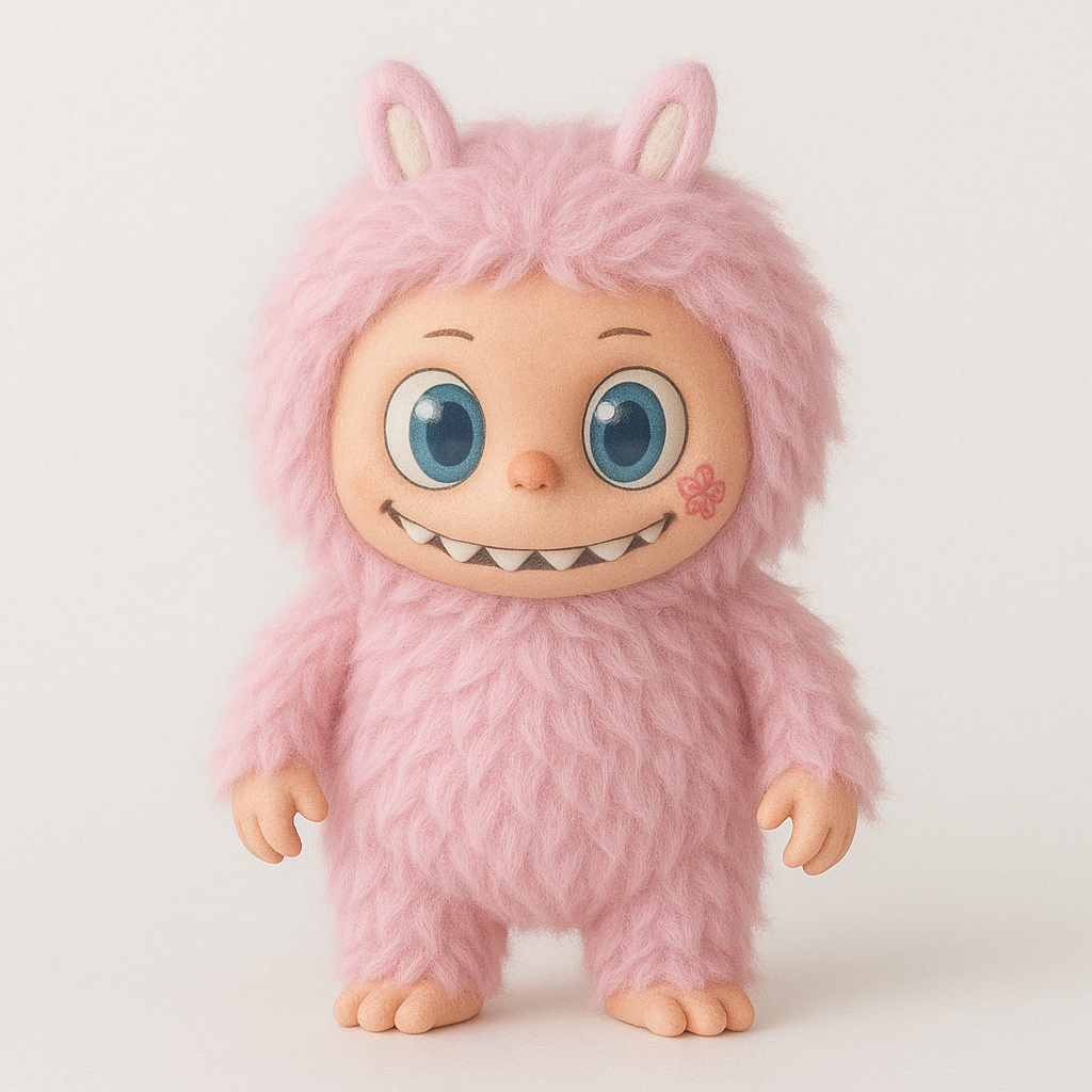 Labubu Giant Plush – Pink Edition (38cm)