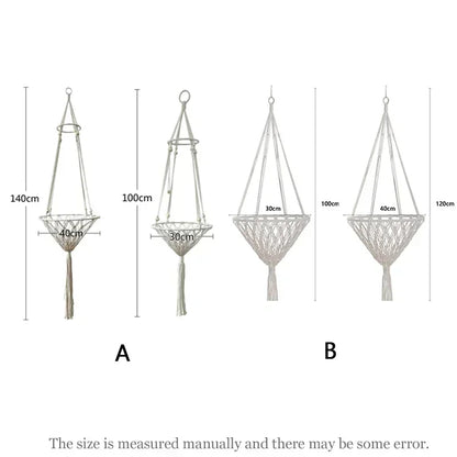 Hanging Hammock for Cats – Woven Cotton Bed & Swing