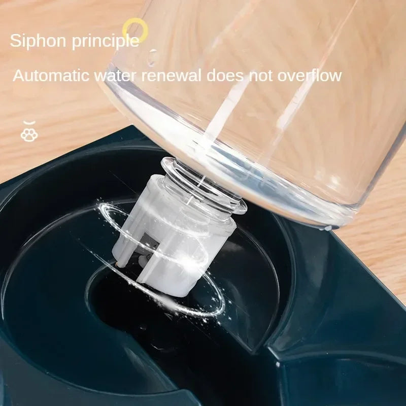 2-in-1 Automatic Feeder and Water Dispenser – For Cats and Pets