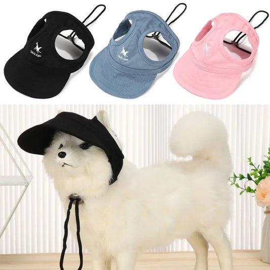 Pet Cap – Adjustable, Sun Protection, with Ear Openings