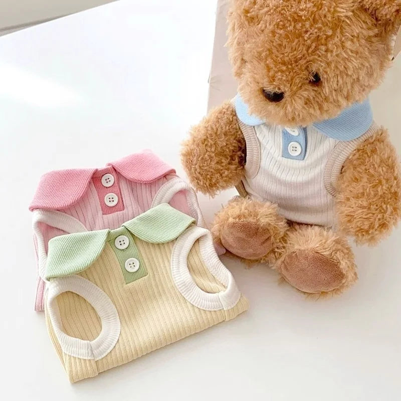 Tricou polo de vară pentru animale de companie – ușor, elegant și confortabil