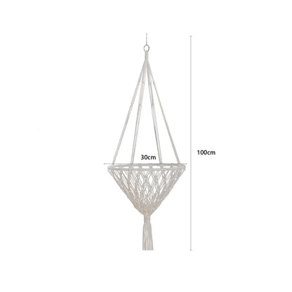 Hanging Hammock for Cats – Woven Cotton Bed & Swing