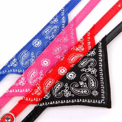 Adjustable Pet Bandana – Cute Print & Comfort