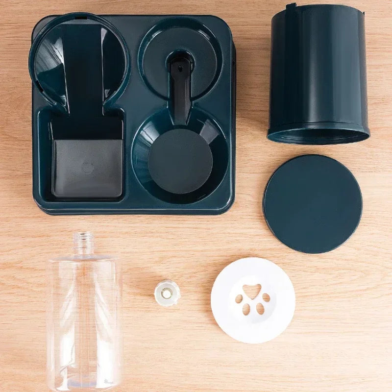 2-in-1 Automatic Feeder and Water Dispenser – For Cats and Pets