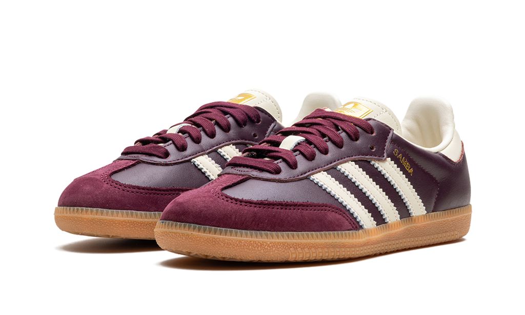 Fügt Samba OG Maroon Gold Metallic hinzu 