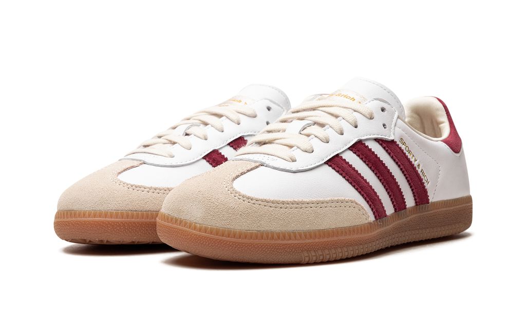 ADDS Samba Sporty &amp; Rich White Core Burgundy