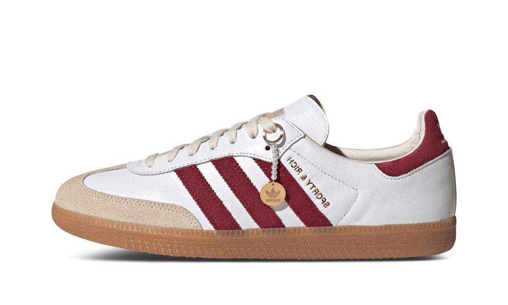 ADDS Samba Sporty &amp; Rich White Core Burgundy