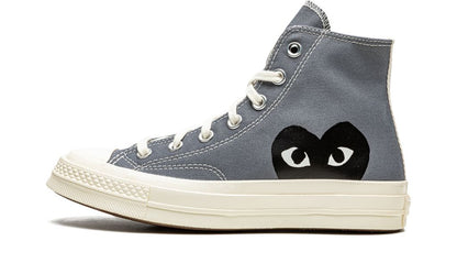 CONV Chuck 70 Hi "CDG Play - Steel Gray"