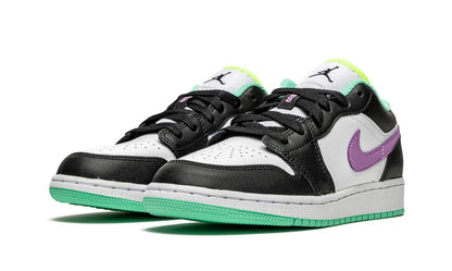 Jordan 1 Low Green Glow Violet Shock