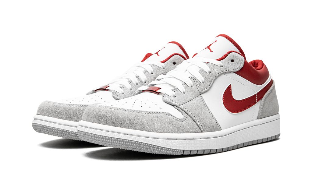 Jordan 1 Low SE Light Smoke Grey Gym Red
