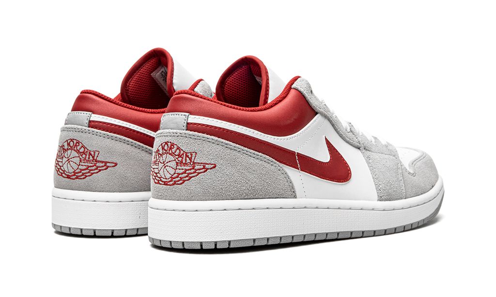 Jordan 1 Low SE Light Smoke Grey Gym Red