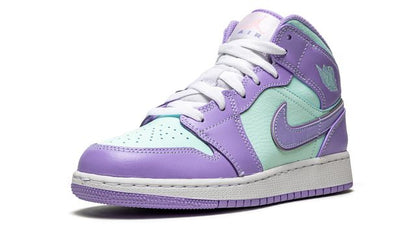 Jordan 1 Mid Purple Aqua