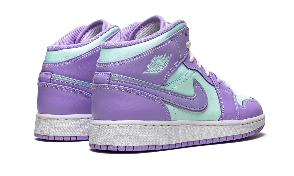 Jordan 1 Mid Purple Aqua