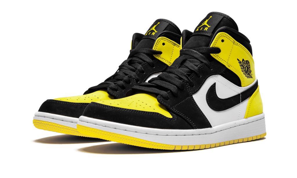 Jordan 1 Mid Yellow Toe Black