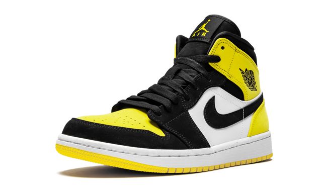 Jordan 1 Mid Yellow Toe Black