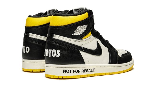 Jordan 1 Retro High "Not for Resale" Varsity Maize
