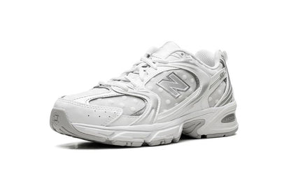 NB 530 Silver Metallic Polka Dots