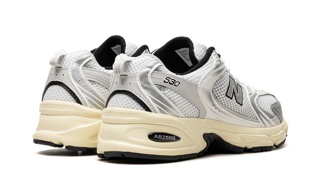 NB 530 White / Silver