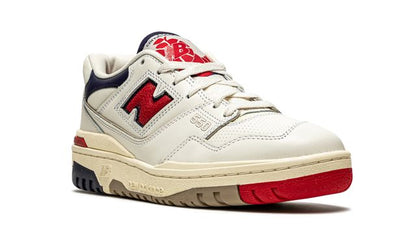 NB 550 Aime Leon Dore  White Navy Red