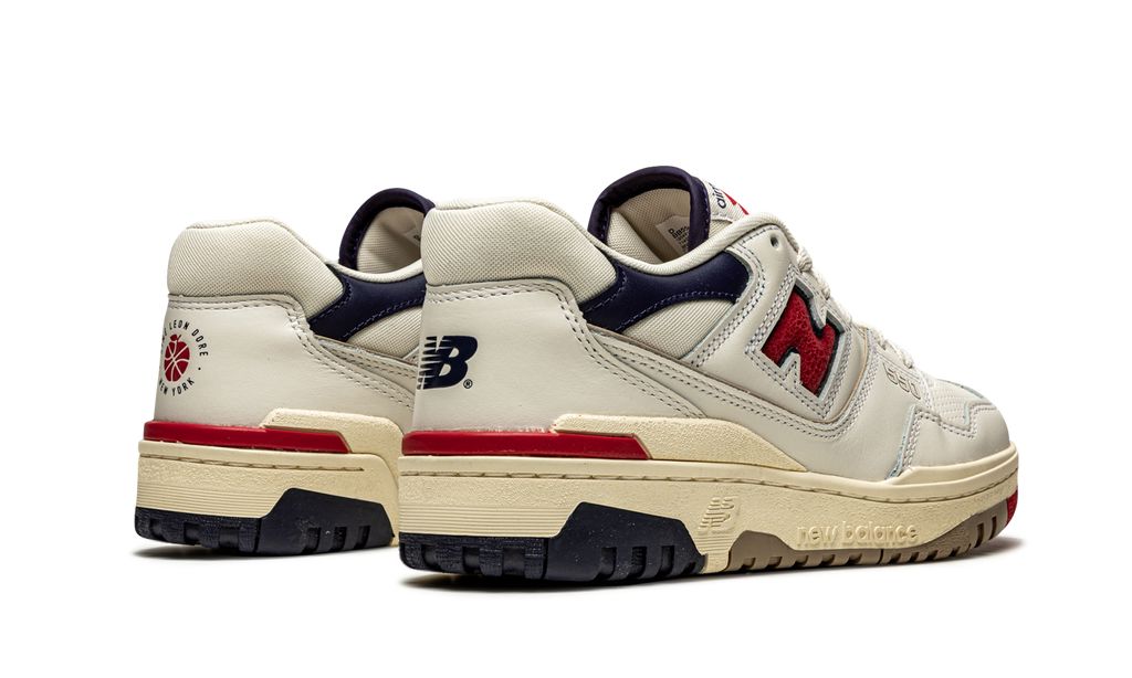 NB 550 Aime Leon Dore  White Navy Red
