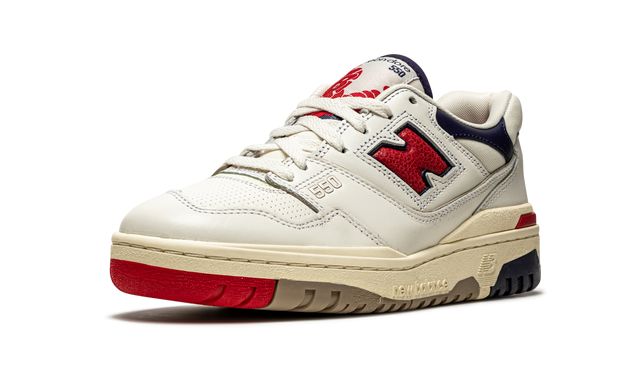 NB 550 Aime Leon Dore  White Navy Red