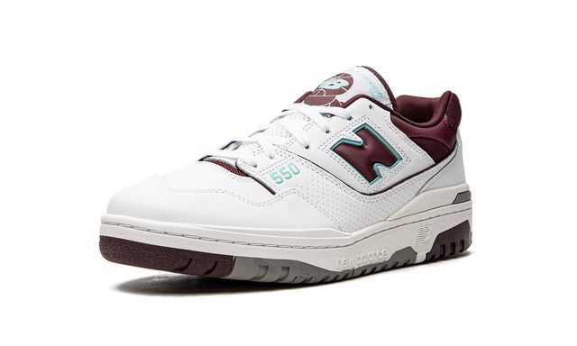 NB 550 Burgundy Cyan