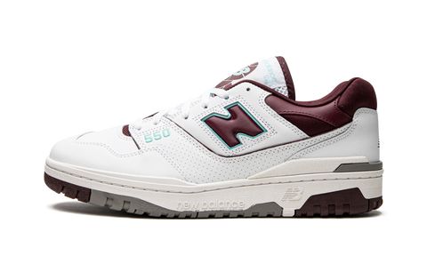 NB 550 Burgundy Cyan