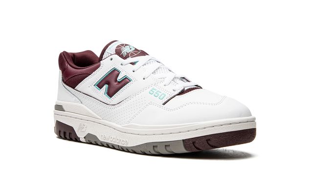 NB 550 Burgundy Cyan
