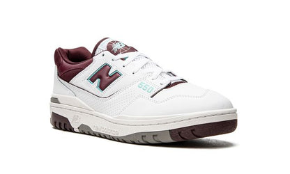 NB 550 Burgundy Cyan