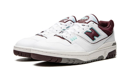 NB 550 Burgundy Cyan
