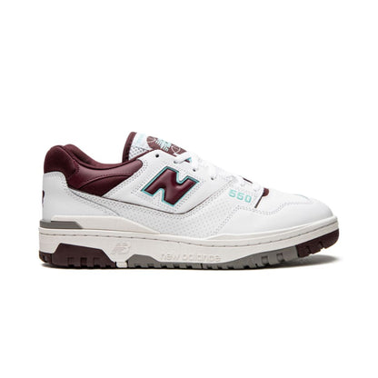 NB 550 Burgundy Cyan