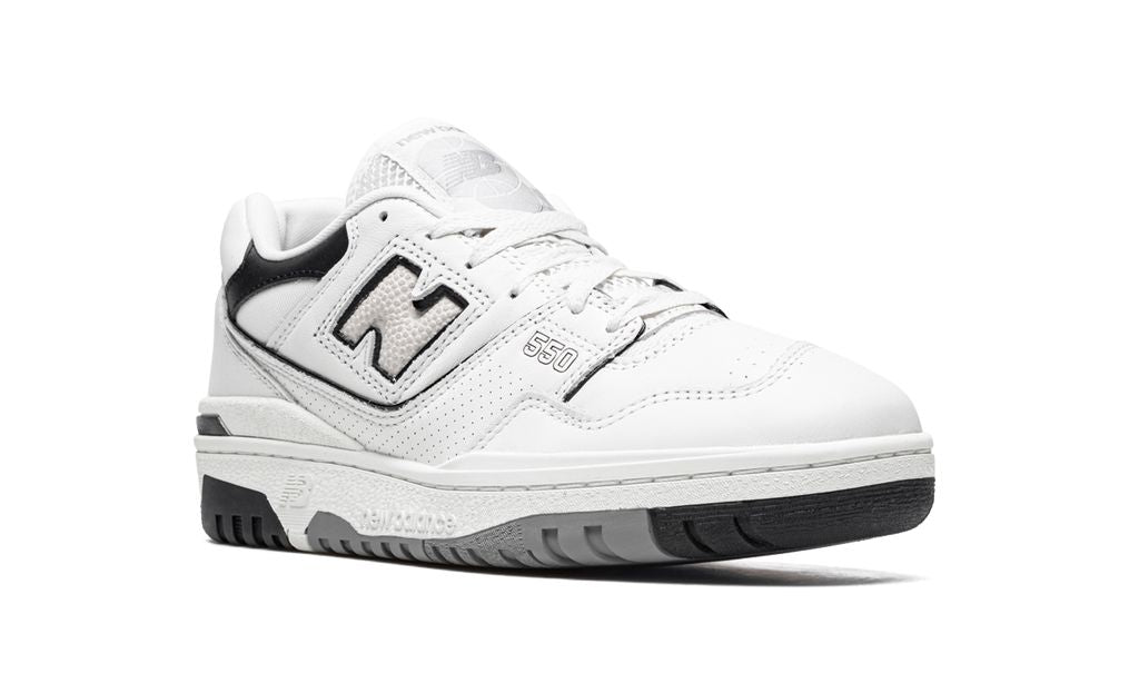 NB 550 White Black Rain Cloud
