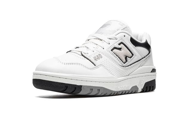 NB 550 White Black Rain Cloud