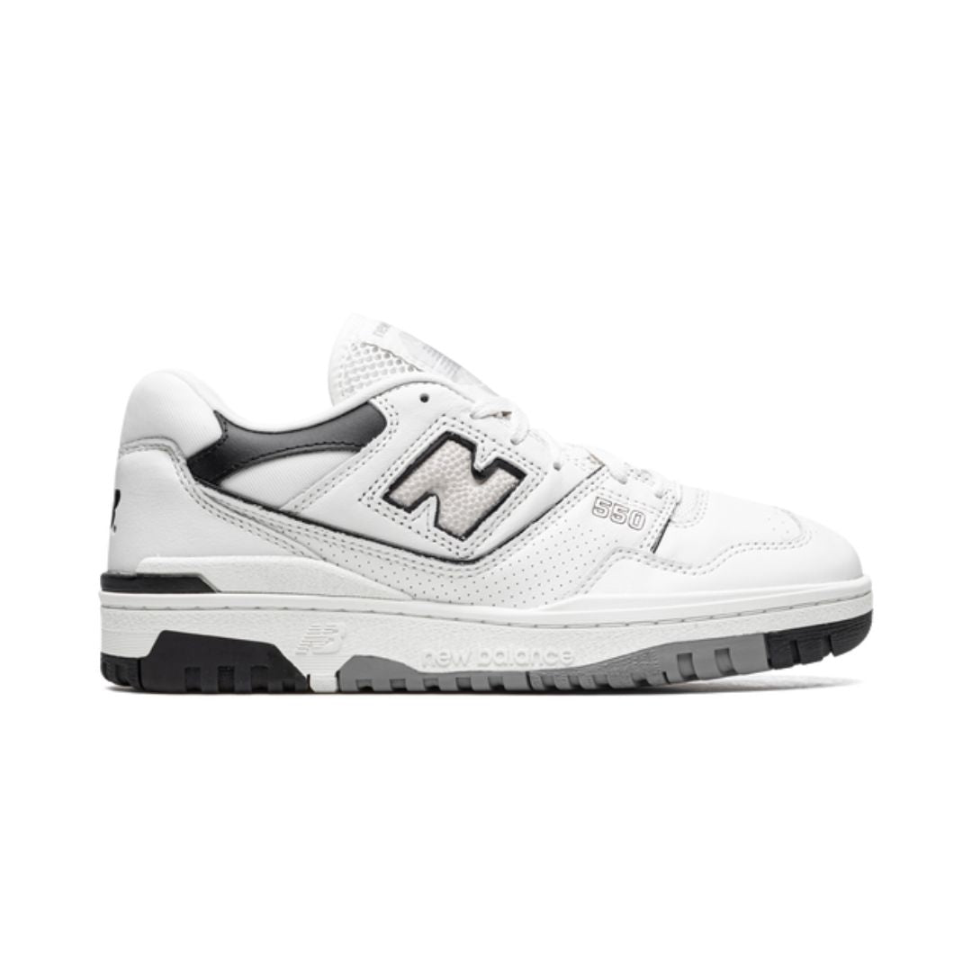 NB 550 White Black Rain Cloud