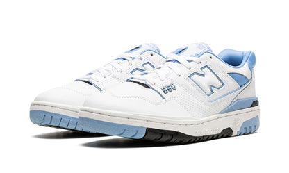 NB 550 White Carolina Blue