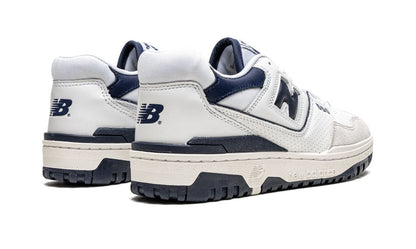 NB 550 White Navy Blue