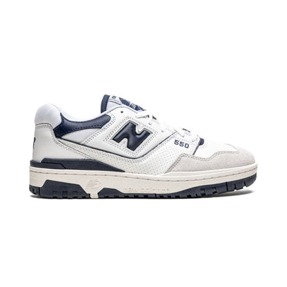 NB 550 White Navy