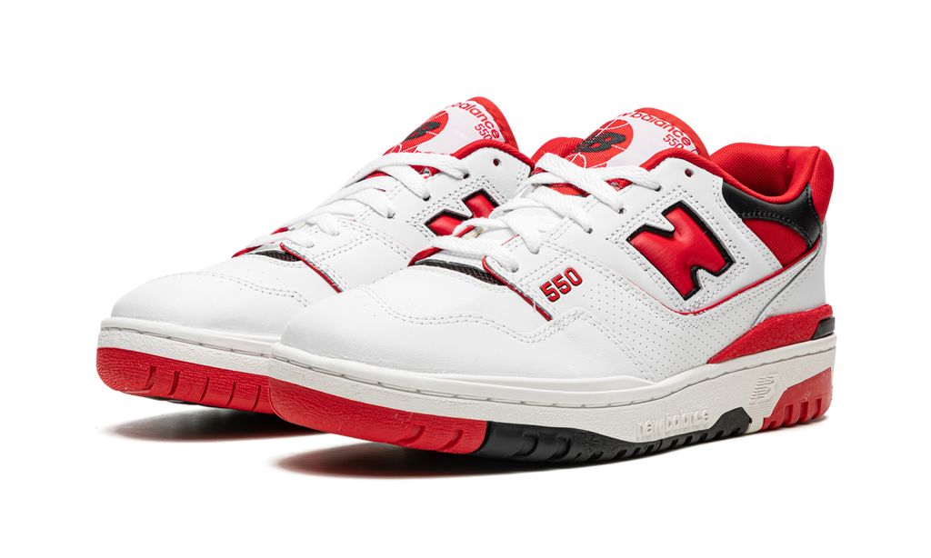 NB 550 WHITE RED