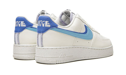 NK Air Force 1 Double Swoosh Alb Mediu Albastru