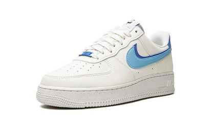 NK Air Force 1 Double Swoosh Alb Mediu Albastru