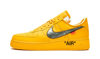 NK Air force 1 Low Off White University Gold Metallic Silver