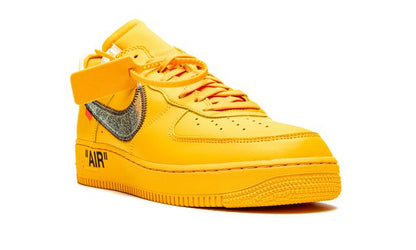 NK Air force 1 Low Off White University Gold Metallic Silver