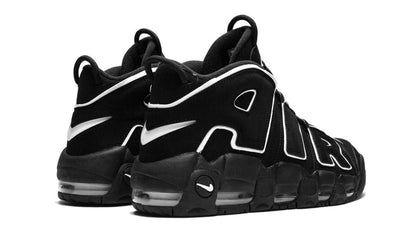 NK Air More Uptempo Black White