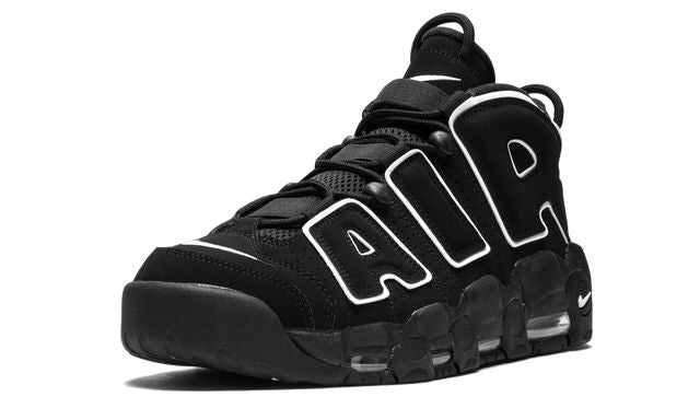 NK Air More Uptempo Black White