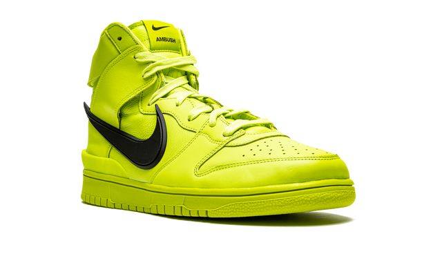 NK Dunk High Ambush Flash Lime